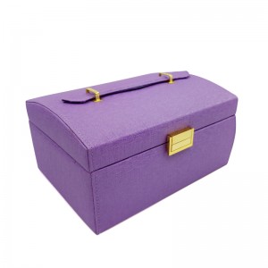 Logo personnalisé en gros estampage boîte à bijoux cadeau carton montre en carton