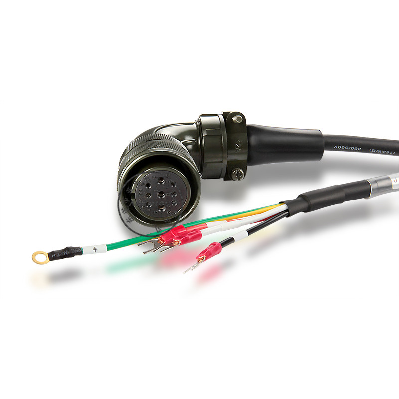 câble électrique industriel câble d'alimentation blindé pvc pour servo-moteur Delta