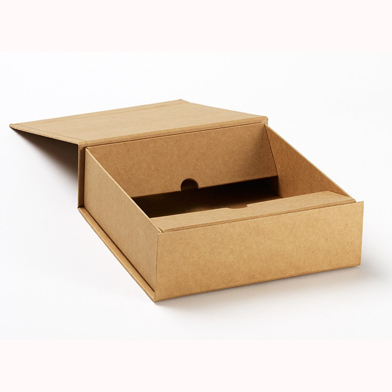 Boîte pliante en papier pliable rigide multi-kraft recyclable