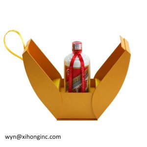 Une boîte pliante en papier de luxe pour envoi plus facile