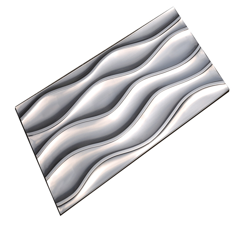 Tuiles de mosaïque métalliques / en métal de vague 30 * 60 pour le dosseret