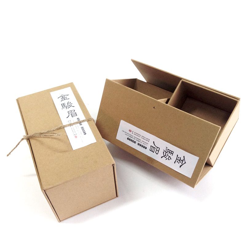 Emballage de papier rigide pour les kits de thé