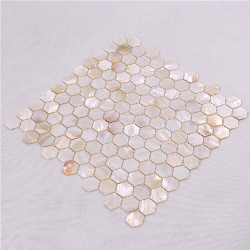 BK18 Chine fabriquant la mère pourpre naturelle de carreaux de mosaïque de dosseret de coquille de perle