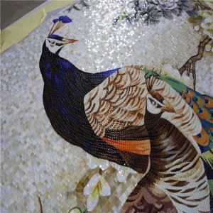 JH165 Motif de carreaux de mosaïque d'art mural mural fait main personnalisé