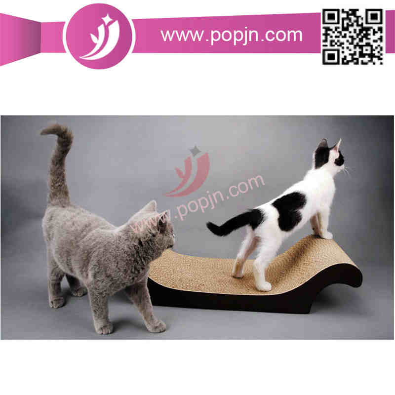 Le meilleur choisissent le chat de maison de chat d'animal familier avec le carton ondulé