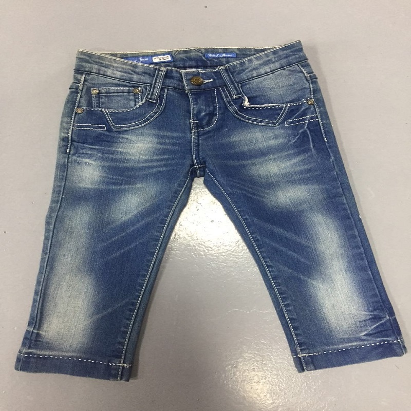 jeans de garçon à couture contrastante WSG005