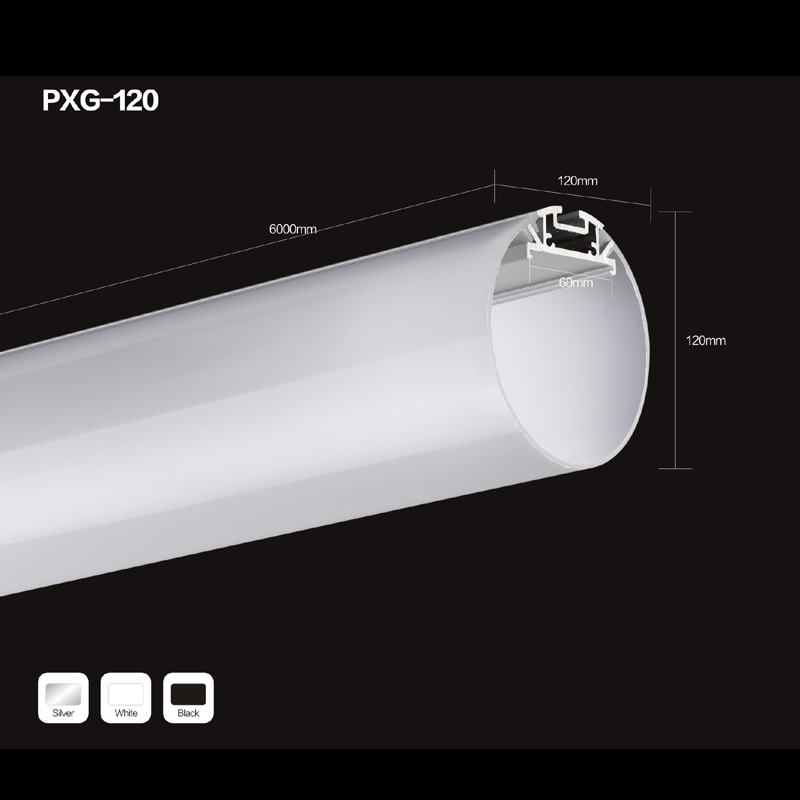 Profil en aluminium linéaire haute qualité 6063 T5 LED pour bande LED