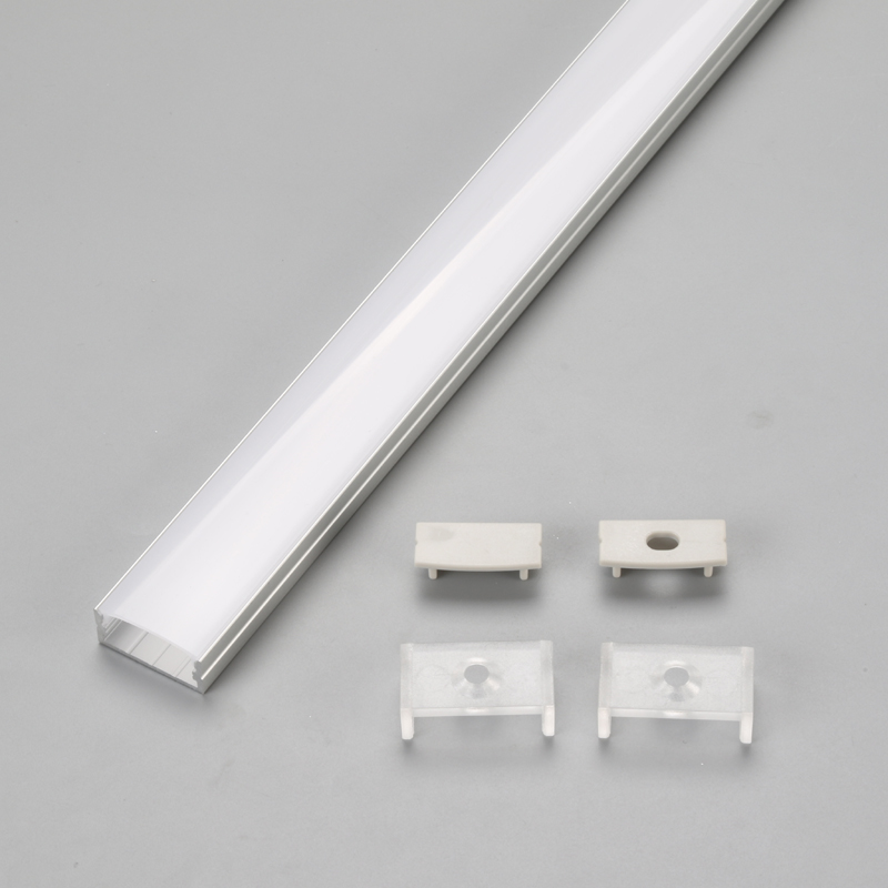 Profilé en U en aluminium de catégorie 6063 pour bande LED