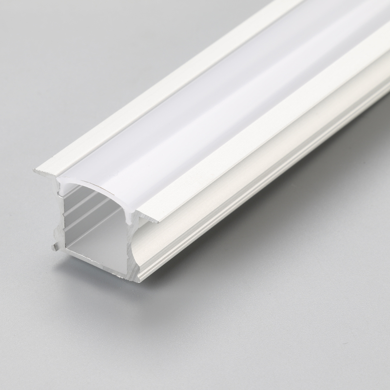 Profil en aluminium de haute qualité de canal de la largeur 6063 T5 LED de carte PCB de 12mm pour la bande de LED