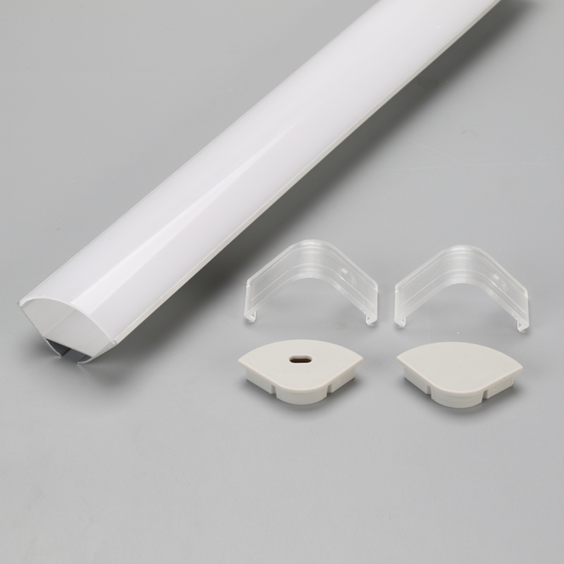 Profilé de canal en aluminium à LED sur mesure pour éclairage par bande à LED
