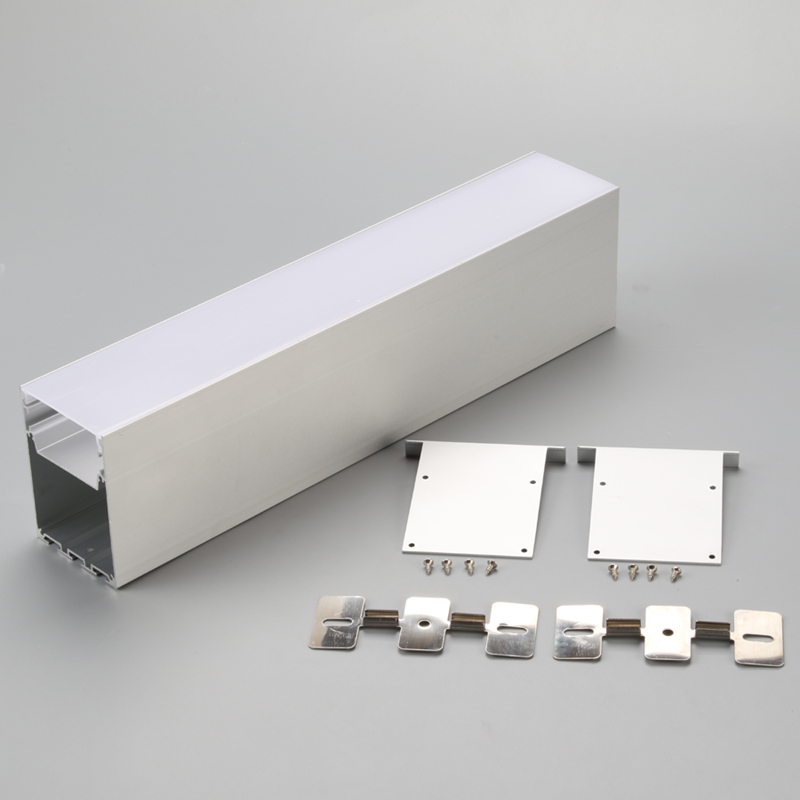 Profilés creux en aluminium pour profilés de luminaires à LED pour application de bandes de LED
