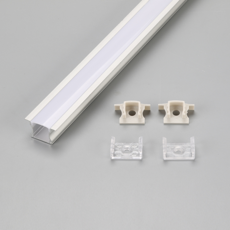 Profilé en aluminium de radiateur en aluminium de bande flexible de LED pour le profil en aluminium fait sur commande de Cabinet en gros