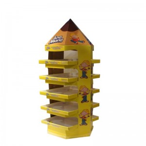 Présentoirs en carton cosmétiques pour points de vente