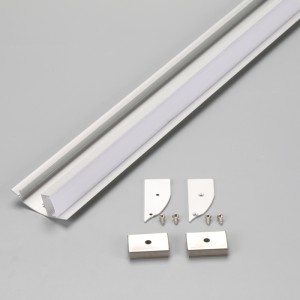 Profil en aluminium d'extrusion de prix LED canal en aluminium pour bandes de LED