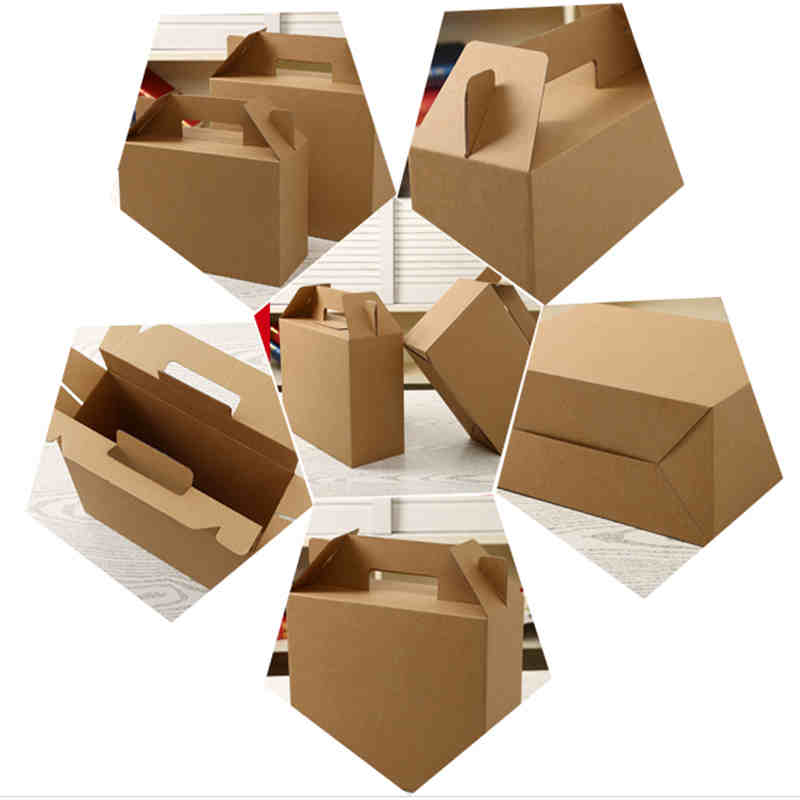 Boîte d'emballage en papier sur mesure de stockage pliable pas cher en gros