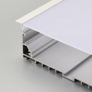 Profilé LED en aluminium avec diffuseur PC plat