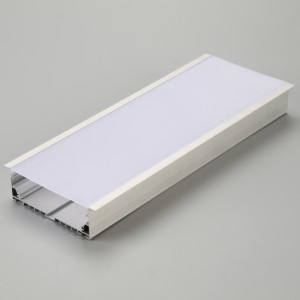 Profilé LED en aluminium avec diffuseur PC plat