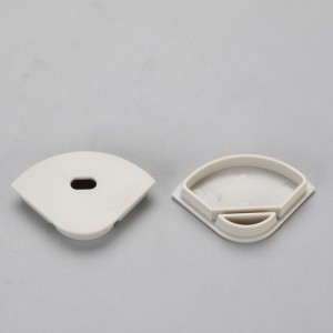 Profilé 3030 Tube LED en aluminium extrudé, barre de guidage pour extrusion LED en aluminium d'angle avec profil de couvercle de diffuseur