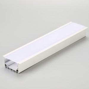 Éclairage encastré de profil bas pour le canal léger 55 * 32mm de la bande LED de bande lumineuse menée par 12v