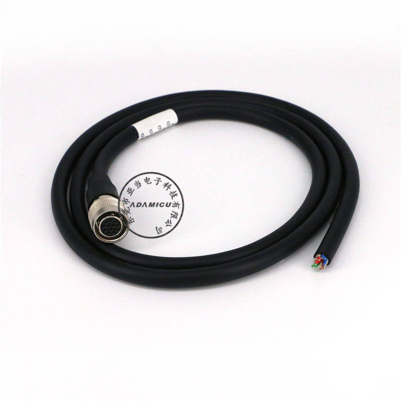 lien de caméra câble de caméra industrielle circulaire à 12 broches