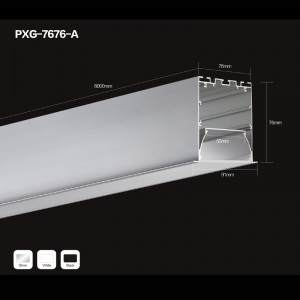 Diffuseur de barres lumineuses à LED en aluminium extrudé de boîtier en LED pour lampe à LED en aluminium