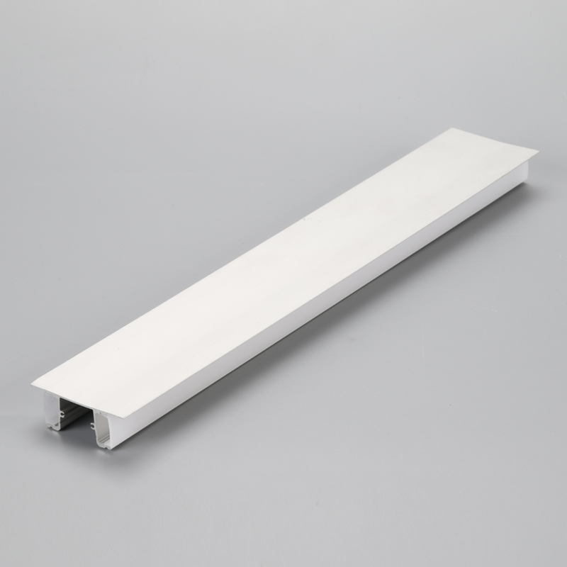 Couverture de diffuseur polie par PC carré à profilé en aluminium pour éclairage linéaire à LED