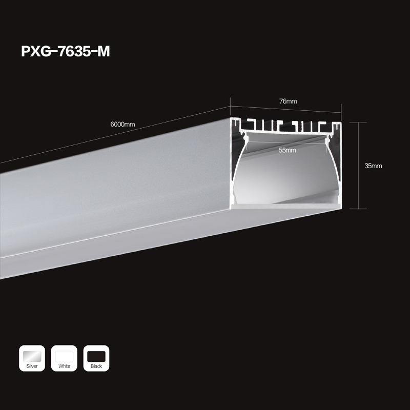 Profils en aluminium extrudés de forme légère de bande de LED de vente chaude de U et de V