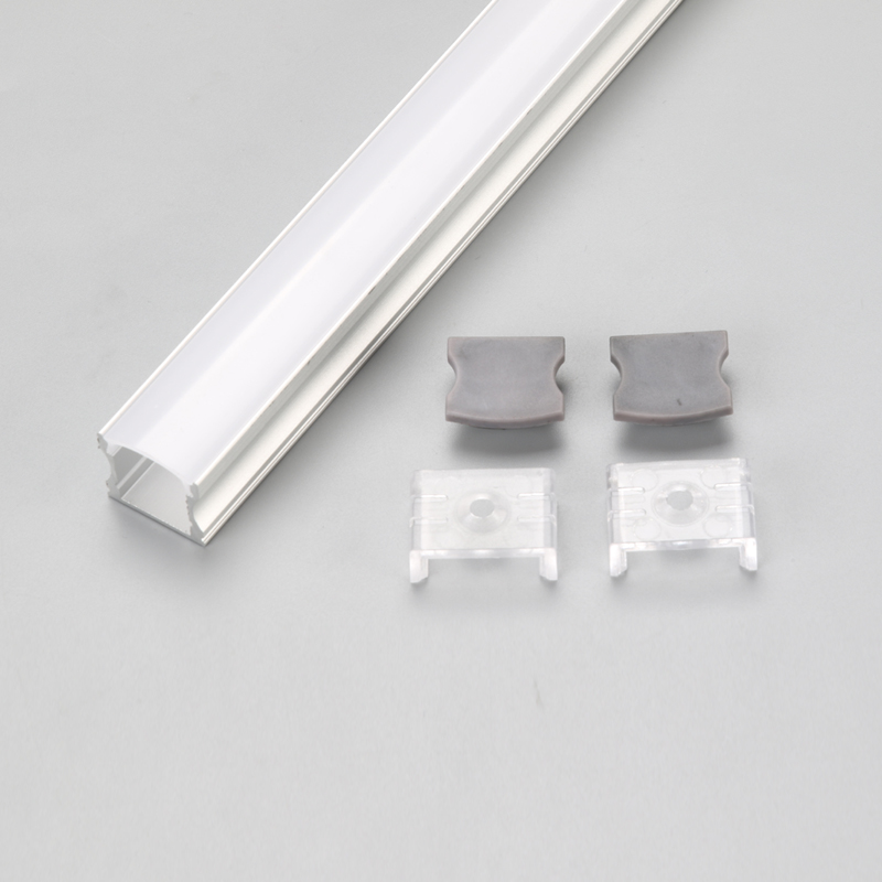 Profilé en aluminium en aluminium de la coquille en aluminium de la bande LED de vente chaude et profilé en U en aluminium et profilé en V en aluminium pour la lumière menée sous le coffret