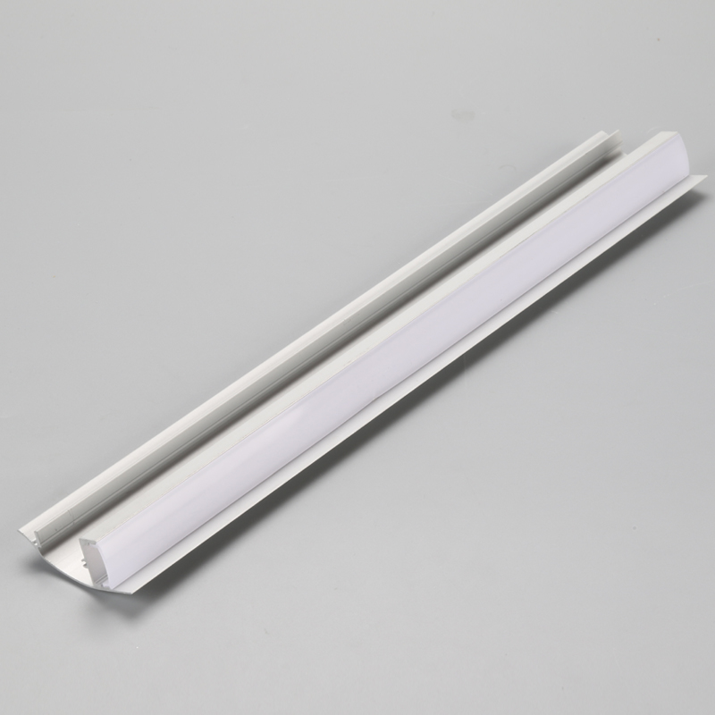 Profilé en aluminium de recouvrement d'angle pour bande de LED pour diffuseur de bande LED flexible