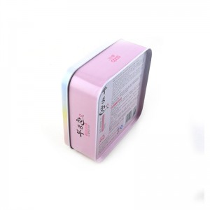 Boîte de bidon cosmétique carrée imprimée sur mesure pour ombre à paupières