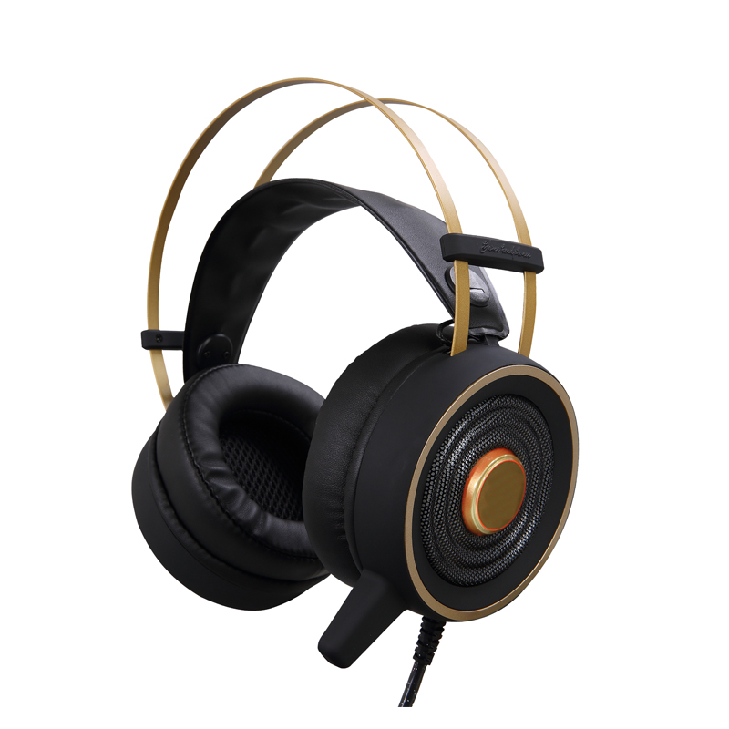 Casque de jeu 7.1 son surround sur l'oreille avec contrôle du volume