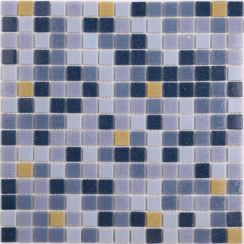 Épaisseur irisée de la tuile 4mm de mosaïque en verre de piscine de prix