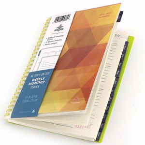 planificateur de couvertures en papier