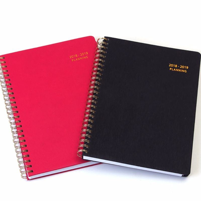 Cahier couverture en cuir PU