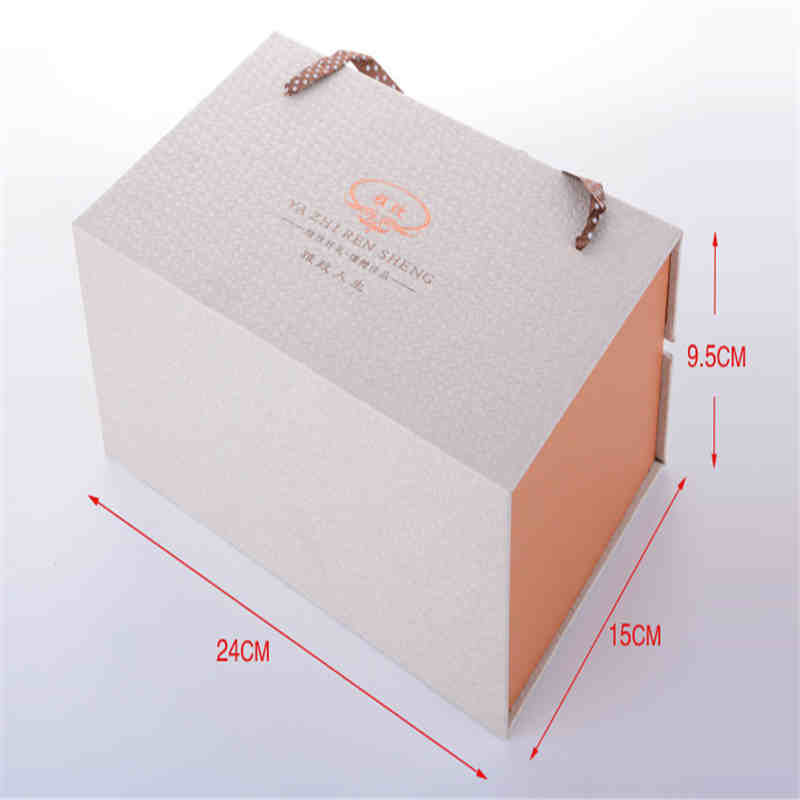 Boîte d'emballage en papier sur mesure pour stockage pliable