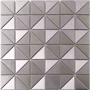 Meilleur Vendeur Roman Argent En Acier Inoxydable Mosaïque Motif Carreau Cuisine Murs Paon Mosaïque Carreau Motif En Métal Dosseret Tuile