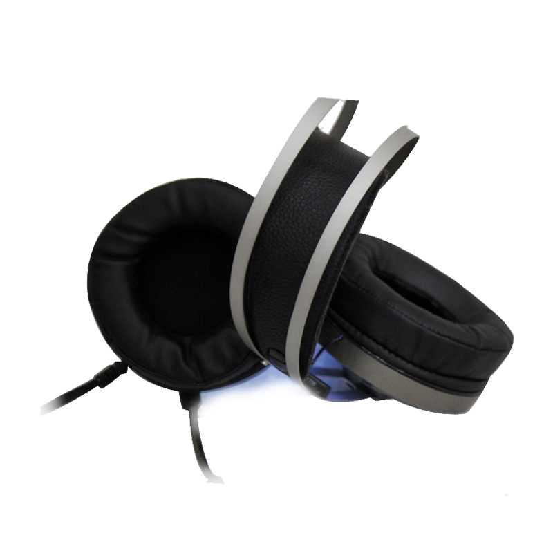 Micro-casque de jeu avec microphone à longue flèche ou casque sur l'oreille pour iPhone, Mac, PC, ordinateur portable, PS4, Xbox One