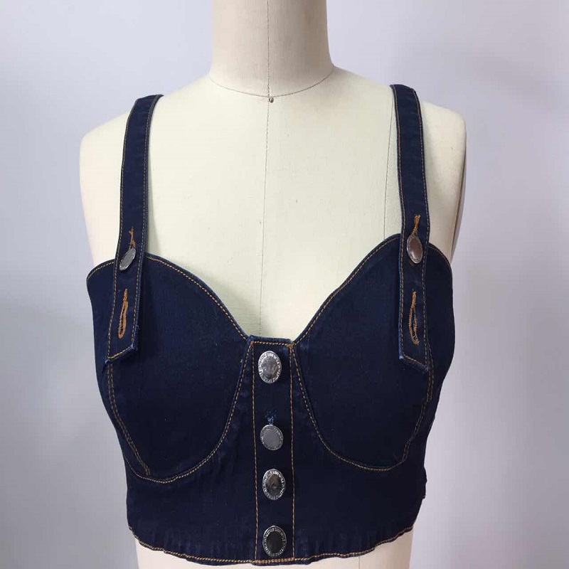 Bralet en jean pour femme WS321