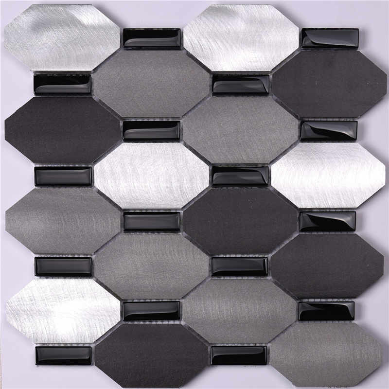 Matériaux de construction en aluminium mosaïque octogonale