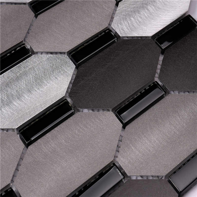 Matériaux de construction en aluminium mosaïque octogonale