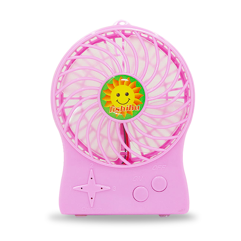 Ventilateur mini-USB tenu dans la main de table électrique portatif rechargeable pour l'été