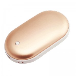 Petit pack de batterie de galets de poche réutilisable pour téléphones intelligents avec fonction chauffe-mains