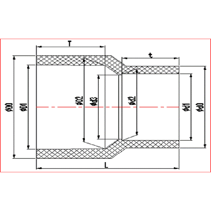 UPVC REDUCTEUR