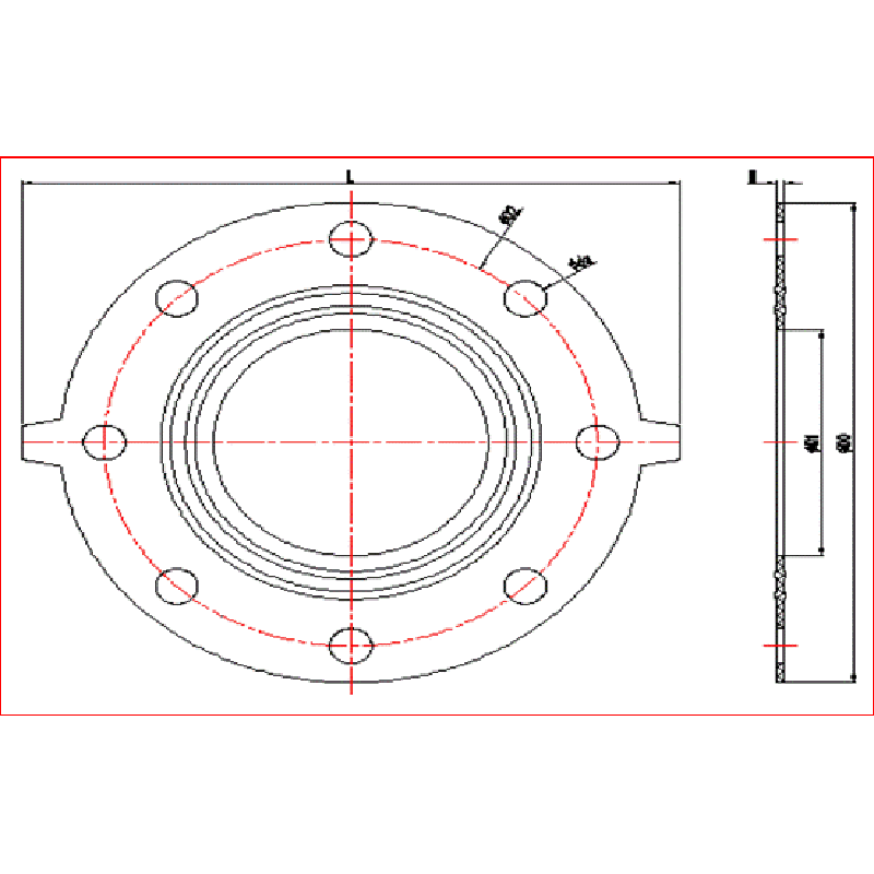 JOINT DE BRIDE UPVC (EPDM, FPM)