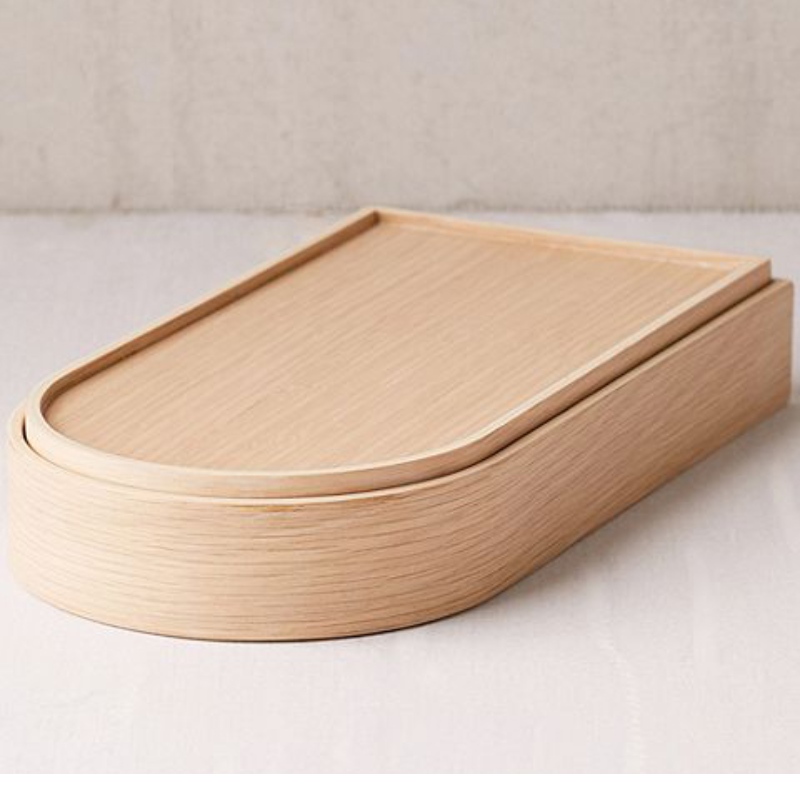 boîte à bijoux en bois minimal