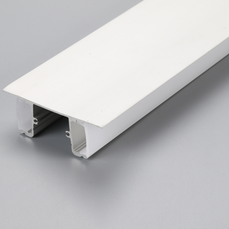 Profilé de canal de montage de la bande de ruban à LED en aluminium à double éclairage