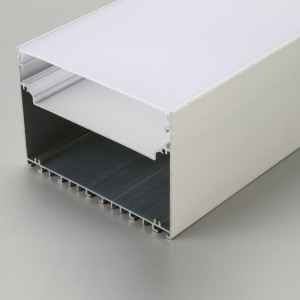 Profilé de rail de montage pour bande de lumière LED en aluminium anodisé