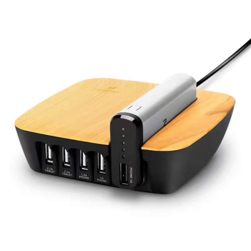KPS-5401PB Station de chargement à quatre ports et banque d'alimentation de 4000mAh