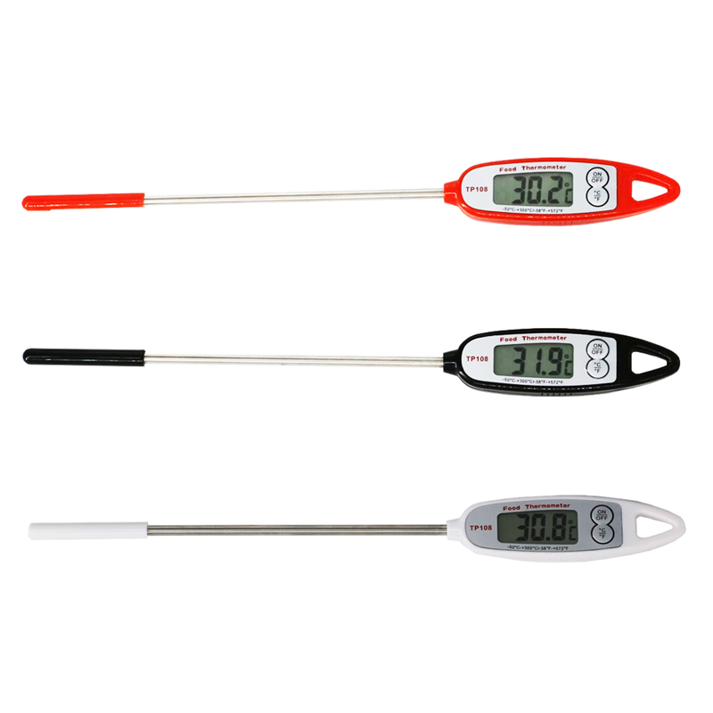 Testeur de température de cuisine de cuisine de sonde d'acier inoxydable à la maison