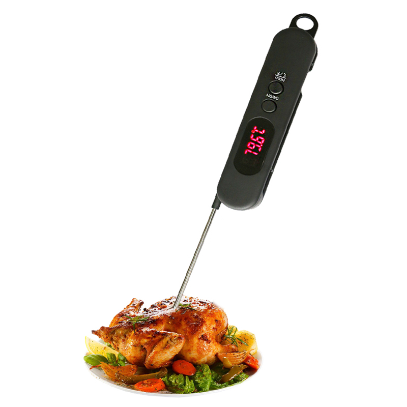 Thermomètre Cuisson Aliments et Viandes Barbecue Tube En Acier Inoxydable